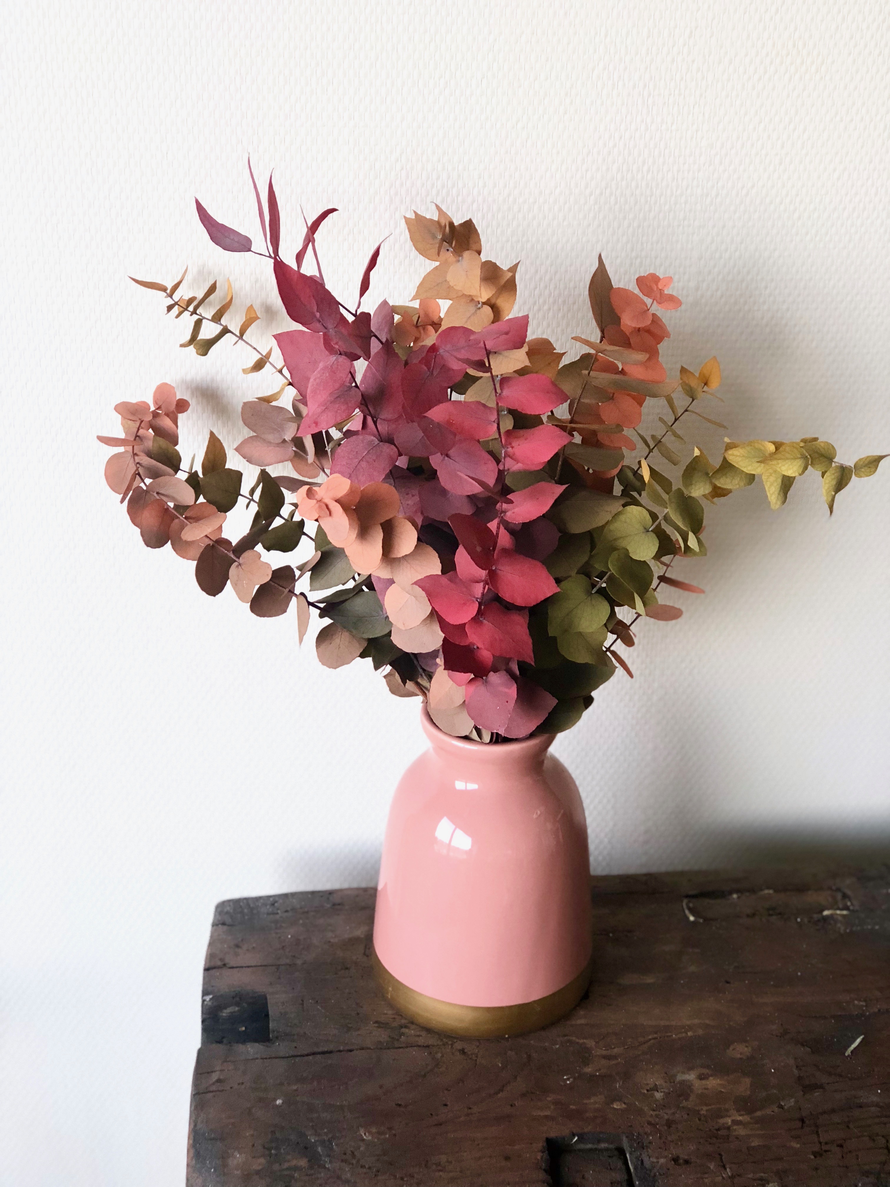 Bouquet Eucalyptus Stabilisé Fauve